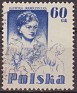 Poland 1956 Personajes 60 GR Azul Scott 743